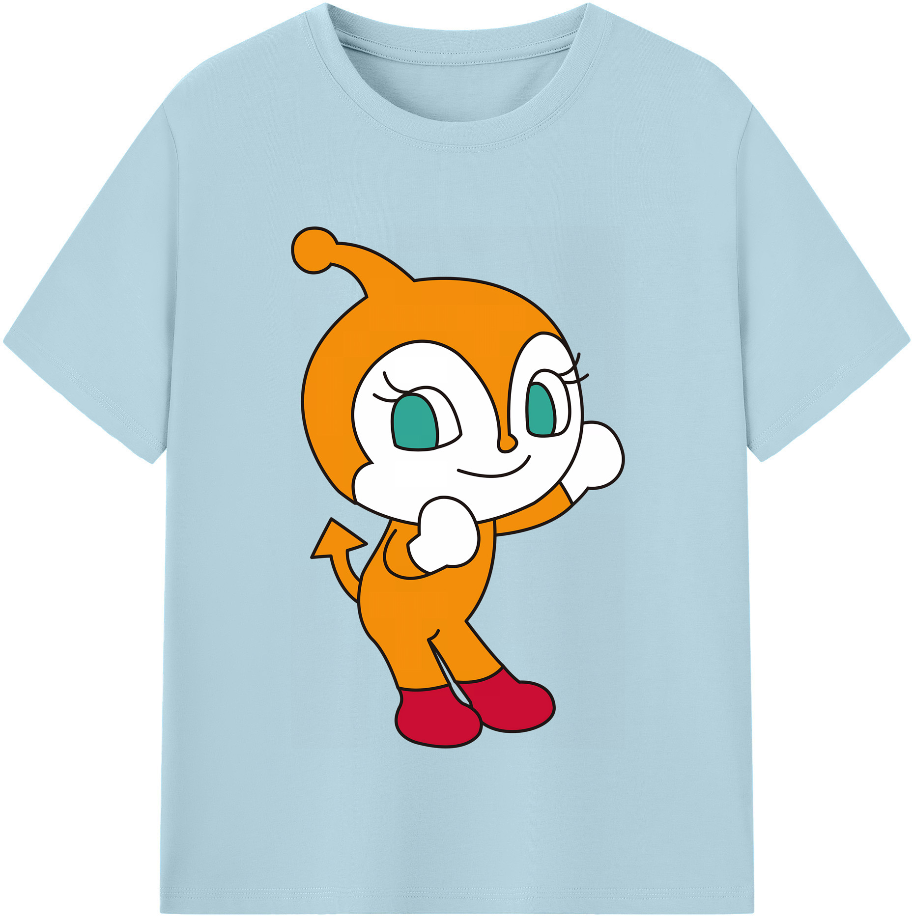 （画像用） アンパンマン Anpanman 綿100％半袖Tシャツ（フロントプリント）